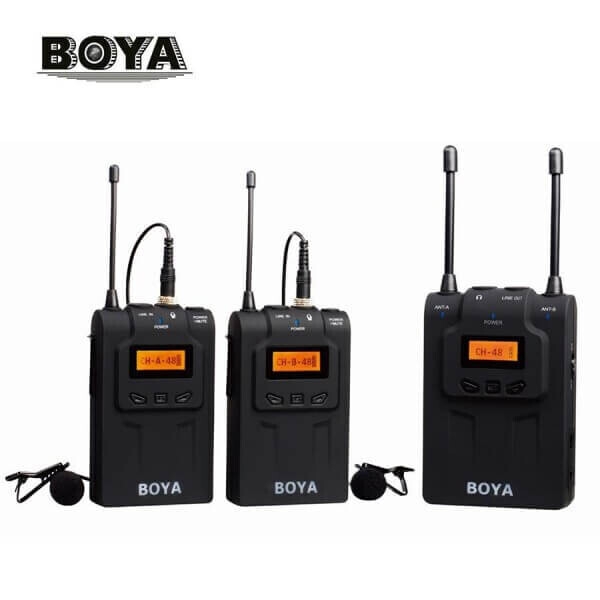 Boya BY-WM8 Pro Kit-2 Çift Vericili Prof. Wireless Mikrofon (BY-WM8 PRO K2)