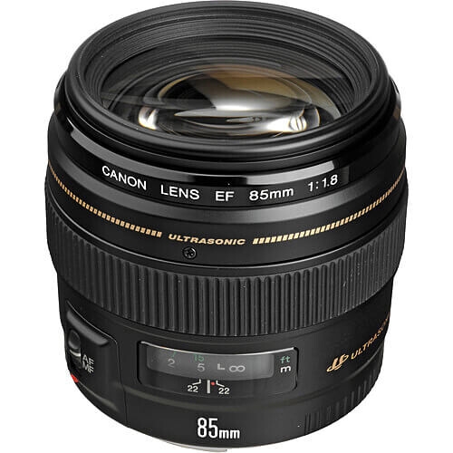 Canon EF 85mm f/1.8 USM Lens