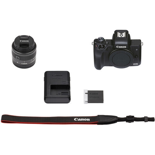 Canon EOS M50 Mark II EF-M 15-45mm IS STM Lens Kit Aynasız Fotoğraf Makinesi