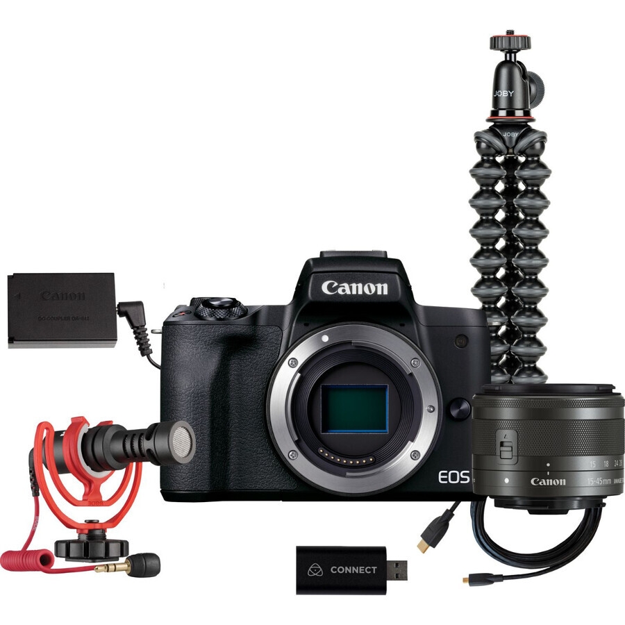 Canon EOS M50 Mark II Live Stream Kit