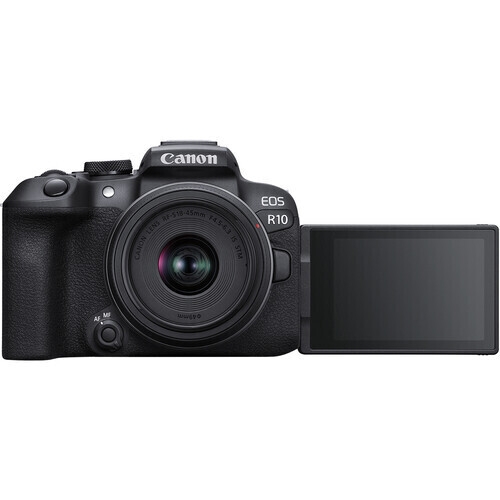 Canon EOS R10 18-45mm Aynasız Fotoğraf Makinesi (EF to EOS R Adaptör İle Birlikte)