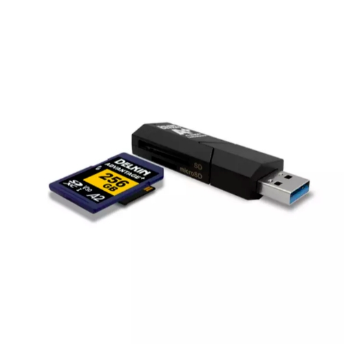 Delkin Devices USB 3.1 SD ve Micro SD A2 Kart Okuyucu