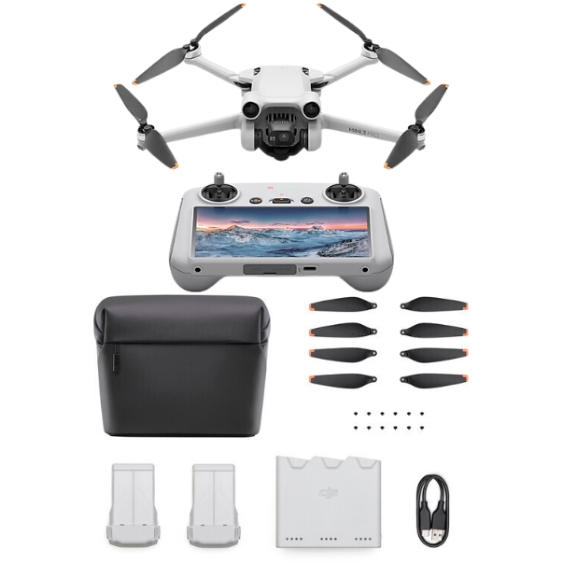 DJI Mini 3 Pro + Fly More Kit Plus (DJI RC Kumanda)