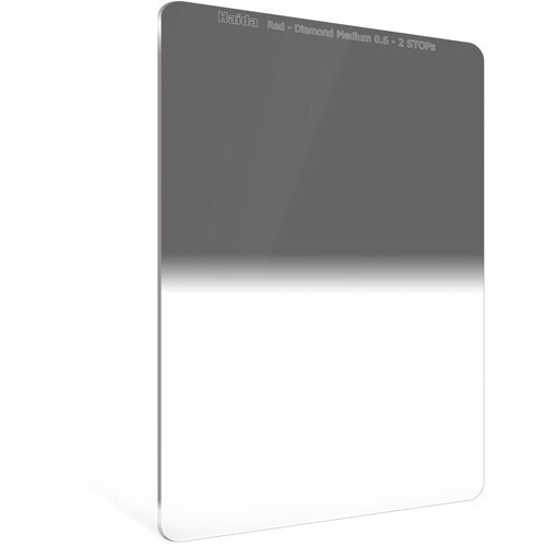 Haida 100x150mm Red Diamond Medium Graduated ND0.6 Filtre (2-Stop) - HD4281