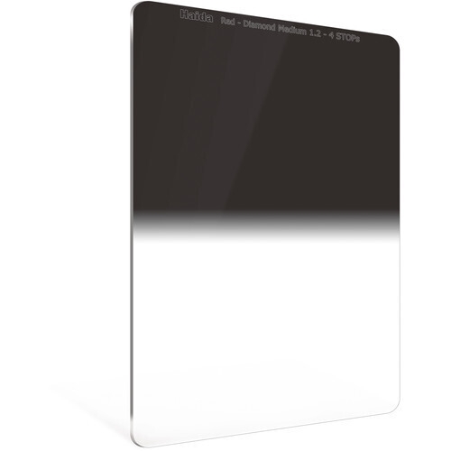 Haida 100x150mm Red Diamond Medium Graduated ND1.2 Filtre (4-Stop) - HD4283