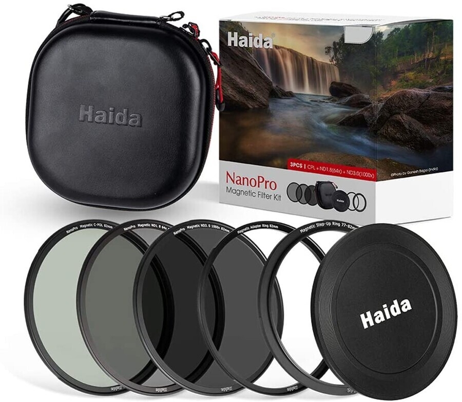 Haida 67mm NanoPro Magnetic Filtre Seti (CPL ND1.8 ND3.0) - HD4670