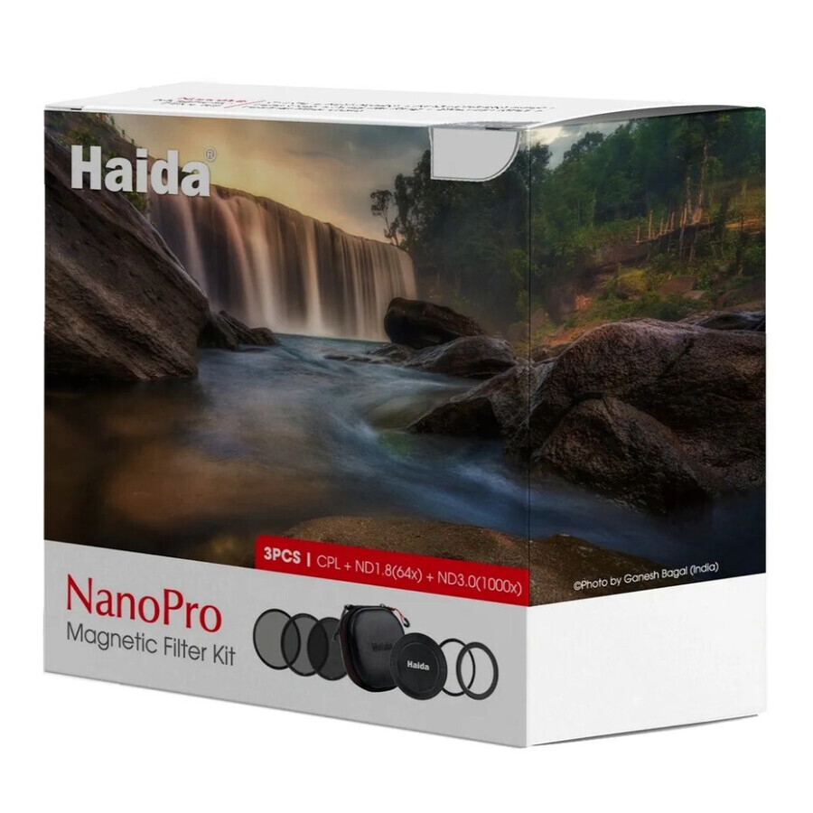 Haida 67mm NanoPro Magnetic Filtre Seti (CPL ND1.8 ND3.0) - HD4670