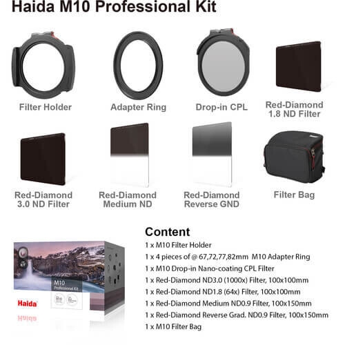 Haida M10 Profesyonel Filtre Kit - HD4317