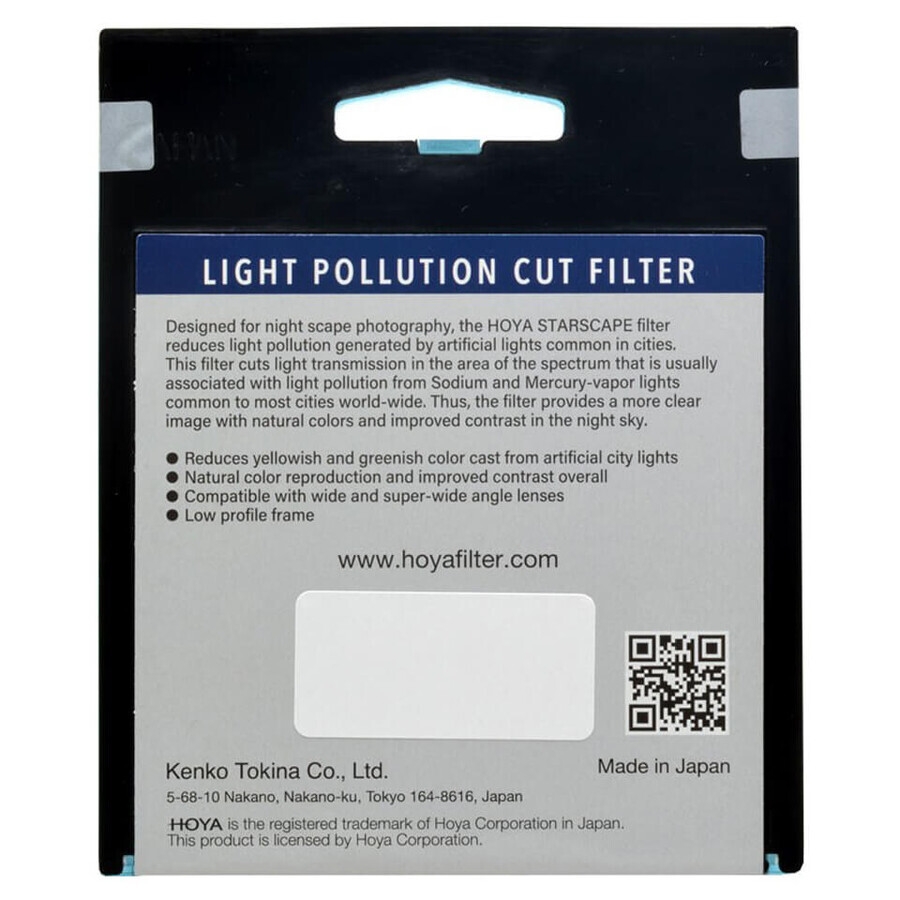 Hoya Starscape Light Pollution Cut 67mm Filtre