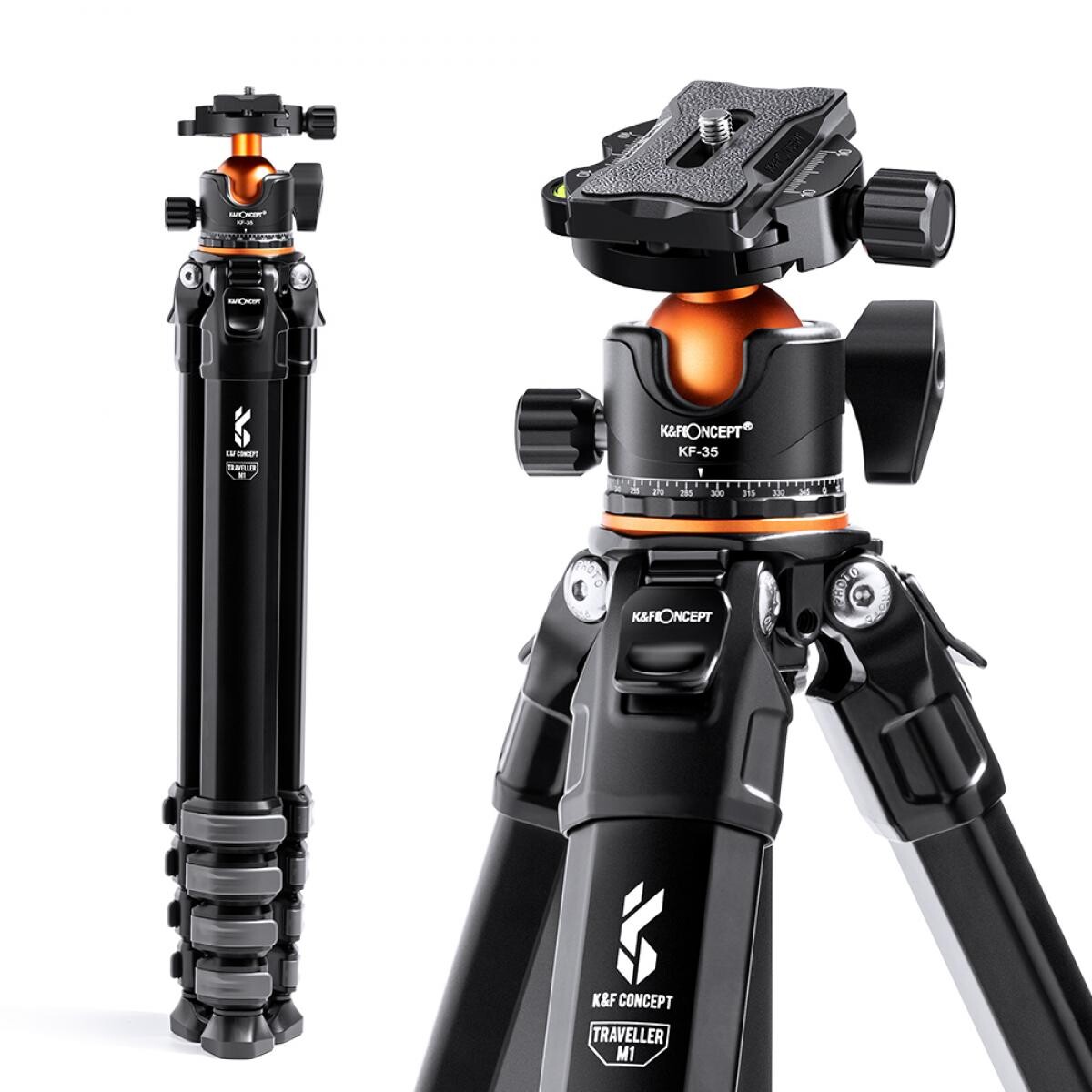 K&F Concept KF09105 Kompakt Tripod (SP4022M3)