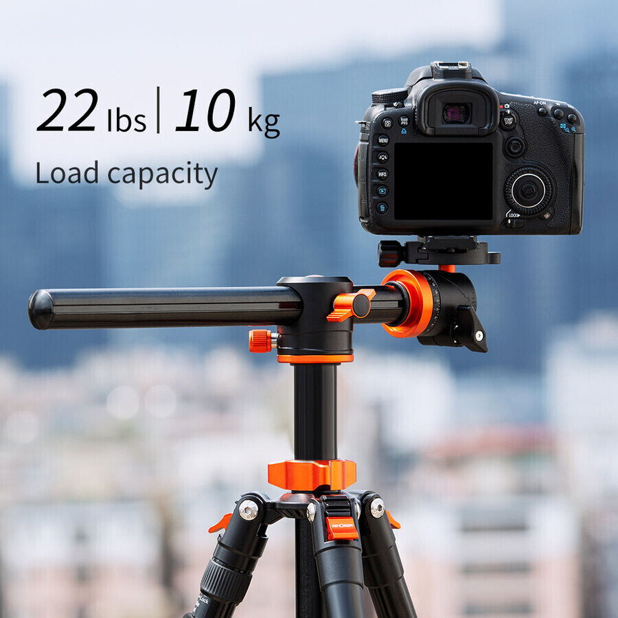 K&F Concept SA254T2 Hafif Kompakt Alüminyum Tripod (KF09.090)