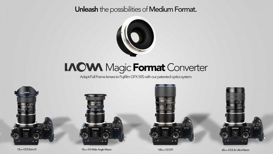 Laowa Magic Format Converter MFC (Nikon F - Fujifilm G Dönüştürücü)