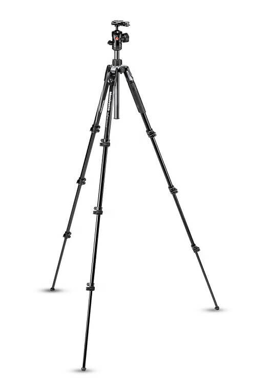 Manfrotto Befree MKBFRLA4BK-BH Advanced Aluminum Ballhead Tripod Kit