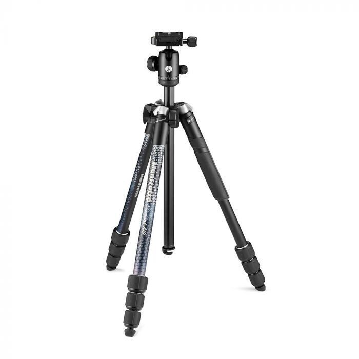 Manfrotto MKELMII4BK-BH Element MII Alimünyum Ters Katlanır Tripod Siyah