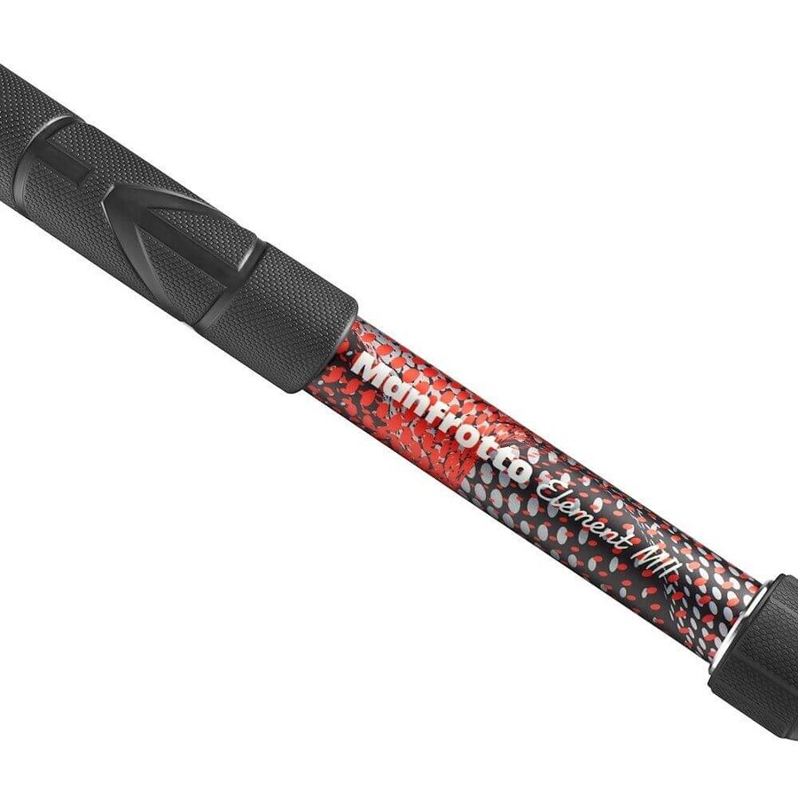 Manfrotto MMELMIIA5RD Element MII Alüminyum Monopod (Kırmızı)