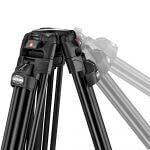 Manfrotto MVK612TWINFA Nitrotech 612 series with 645 Fast Twin Alu Tripod