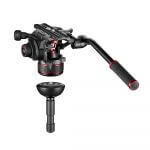 Manfrotto MVK612TWINFA Nitrotech 612 series with 645 Fast Twin Alu Tripod