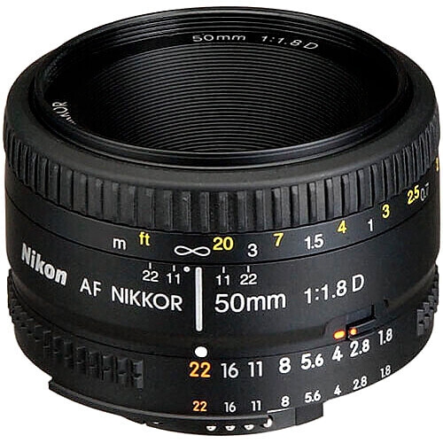 Nikon 50mm f/1.8D Lens