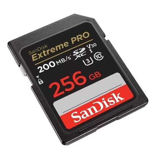 Sandisk 256GB Extreme Pro 200MB/s SD Hafıza Kartı