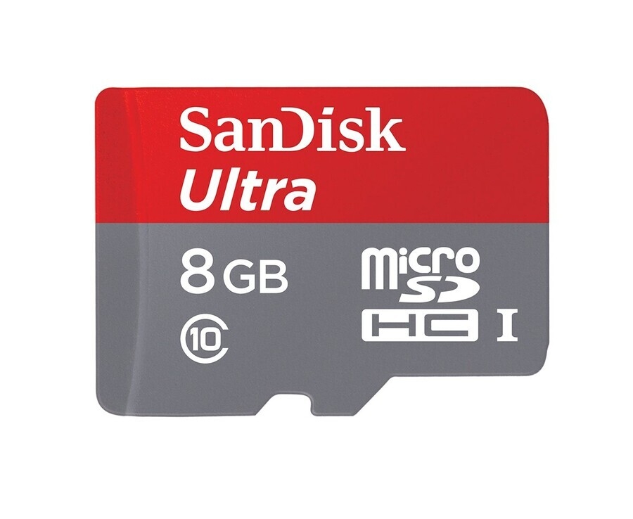 SanDisk 8GB Ultra microSDHC UHS-I Adaptörlü Kart