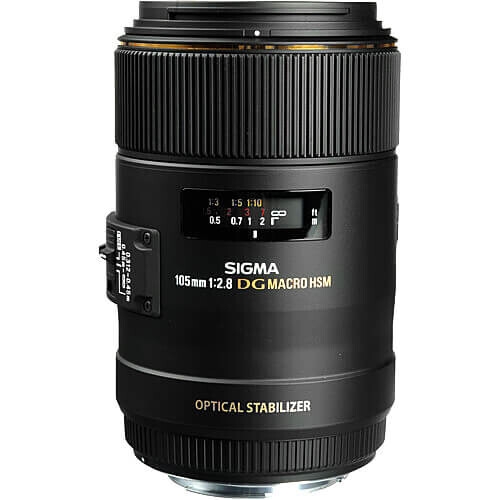 Sigma 105mm F2.8 EX DG Macro OS Lens