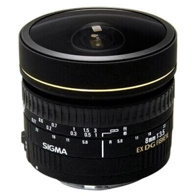 Sigma 8mm f/3.5 EX DG Balıkgözü Lens(Canon Uyumlu)