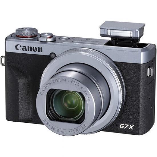 Canon PowerShot G7X Mark III Dijital Fotoğraf Makinesi (Gümüş)