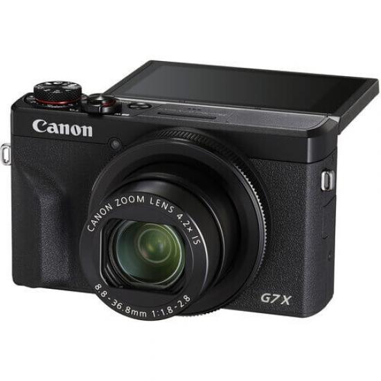 Canon PowerShot G7X Mark III Dijital Fotoğraf Makinesi (Siyah)