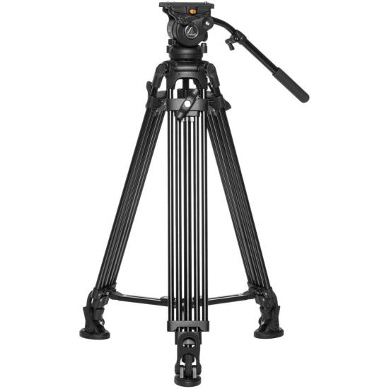 E-Image EG05A2 Alüminyum Tripod + GH05 Video Başlık (75mm)