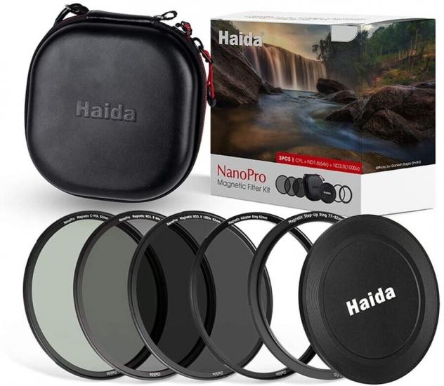 Haida 67mm NanoPro Magnetic Filtre Seti (CPL ND1.8 ND3.0) - HD4670