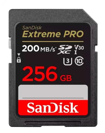 Sandisk 256GB Extreme Pro 200MB/s SD Hafıza Kartı