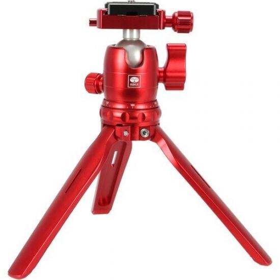 Sirui 3B-15R Masaüstü Profesyonel Tripod (Kırmızı)