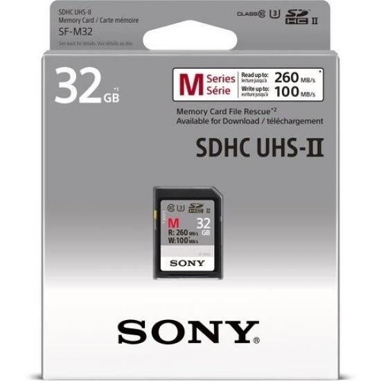 Sony 32GB (SF-M32) 260mb/sn UHS-II SD Hafıza Kartı