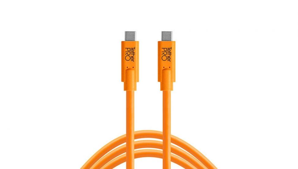 Tether Tools USB-C to USB-C 4.6m Orange CUC15-ORG