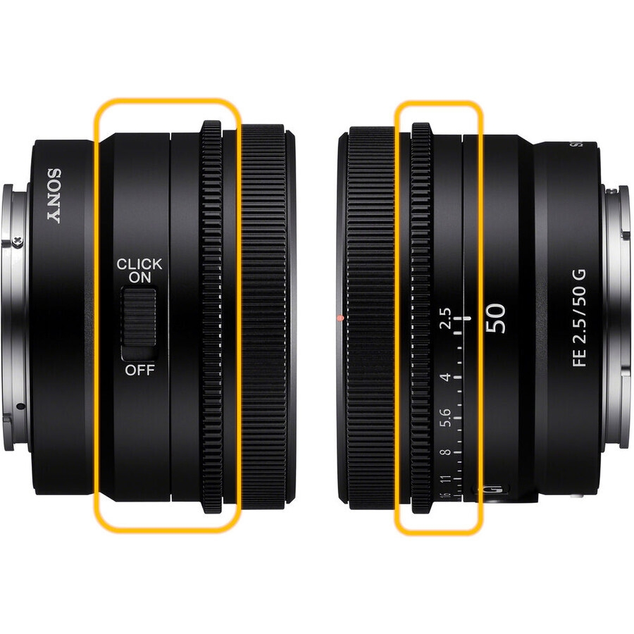 Sony FE 50mm f/2.5 G Lens