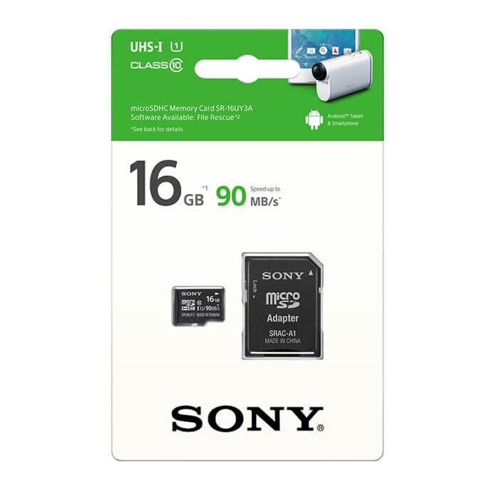 SONY SR-16UY3A/T 16GB MİCRO SD HAFIZA KARTI