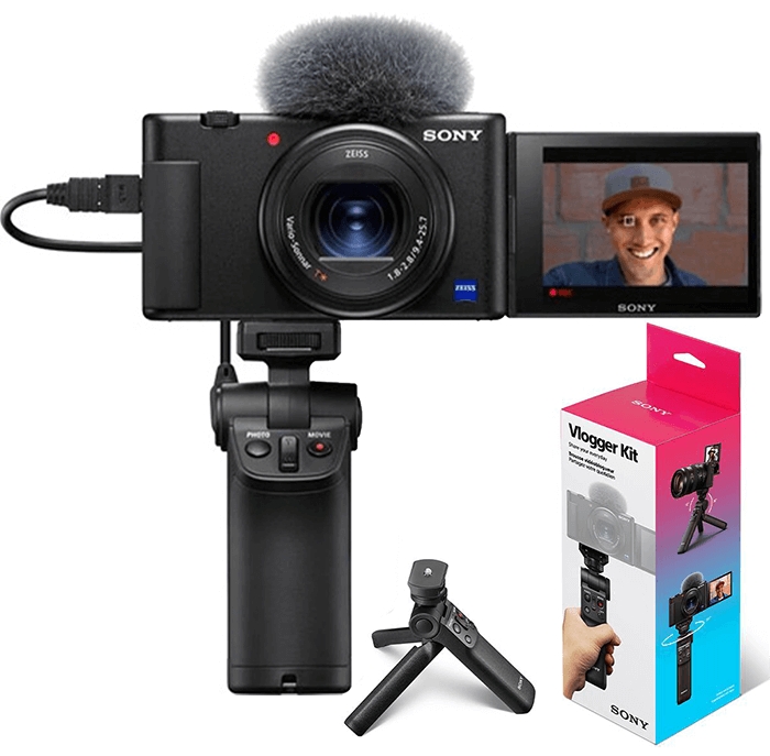 Sony ZV-1 Kamera GP-VPT2BT Grip Vlogger Kit