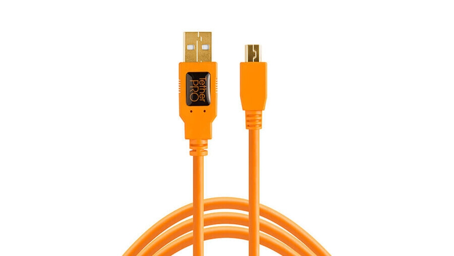 Tether Tools TetherPro USB 2.0 A Erkek to Mini-B 5-Pin Altın Kaplama Kablo CU5451