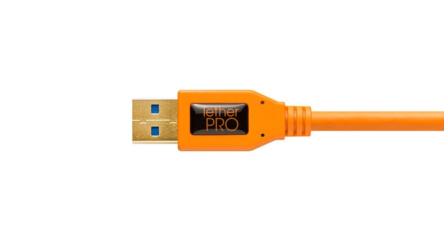 Tether Tools USB 3.0 A Tipi Erkek Micro-USB Dik Açılı Erkek Kablo CU61RT15-ORG