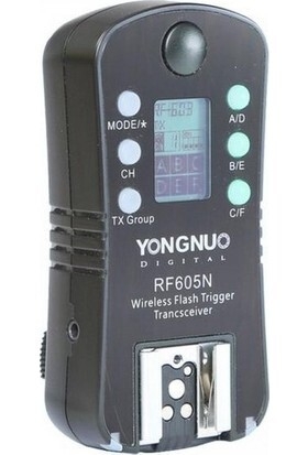 Yongnuo RF-605-N Wireless Verici - Nikon Uyumlu